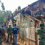 Pra TMMD, Kodim 0427/Waykanan Langsung Bedah Rumah Warga