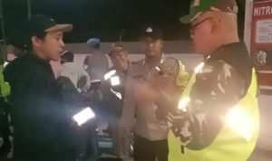 Personil Gabungan Polsek Jawilan Polres Serang, TNI dan Satpol PP Kecamatan, Gelar KRYD Himbau Kamtibmas