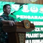 Pangdam Mayjen TNI Yanuar Beri Arahan ke Anggota Kesdam, Bekang dan Pemadam II/Swj