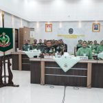 Via Virtual, Pangdam dan Ketua Persit KCK Daerah II/Swj Ikuti Webinar Revitalisasi Posyandu Bersama Kasad