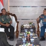 Pangdam XIII/Merdeka Kunjungi Lantamal VIII/Manado