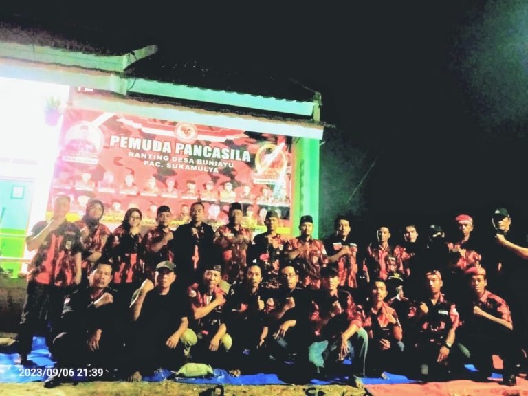 Pemuda Pancasila Ranting Desa Buniayu Rutin Gelar Kopdar