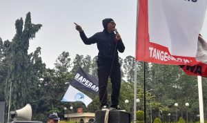 Gerakan Solidaritas Masyarakat Tangerang Gelar Aksi Mendukung Perjuangan Masyarakat Rempang Galang Batam 