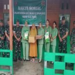 Sambut HUT TNI Ke-78, Kodim 1512/Weda Gelar Bakti Sosial