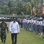 Walikota Ternate di Dampingi Dansatgas TMMD Kodim 1501 Ternate Tinjau Sasaran Fisik TMMD Ke 118 di Batang Dua