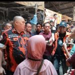 H Zulkarnain Ketua Pemuda Pancasila Sambangi Pasar Kutabumi, Sampai di Teriaki Bupati Oleh Pedagang