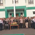 Peringati HUT TNI ke 78, 3 Kapolres Datangi Makodim 0506/TGR