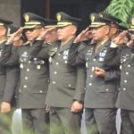 Dandim 0418/Palembang Ikuti Upacara Peringatan HUT ke-78 TNI di Griya Agung