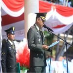 Irup HUT TNI Ke 78, Dandim 1512/Weda Bacakan Amanat Panglima TNI 