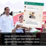Pesan Grup Whatsapp ‘Gianyar Aman’ Pra kedatangan Presiden RI Bocor