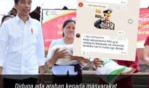 Pesan Grup Whatsapp ‘Gianyar Aman’ Pra kedatangan Presiden RI Bocor