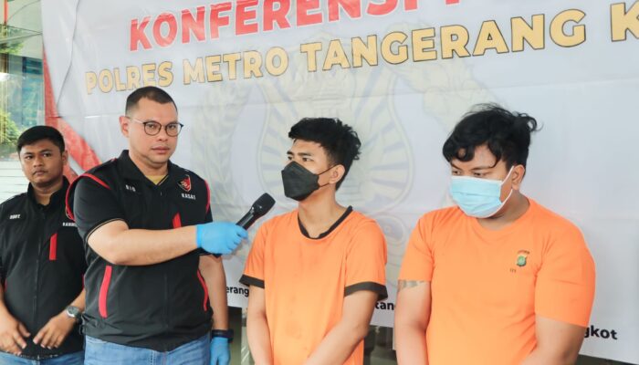 Satreskrim Polres Metro Tangerang Kota Berhasil Bekuk Spesialis Pecah Kaca Mobil