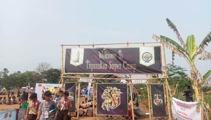 Jambore Tingkat Kabupaten Tangerang Diselenggarakan di Desa Sodong Kecamatan Tigaraksa