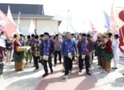 Bupati Bungo H Mashuri Hadiri Serah Terima Kirab PEMILU