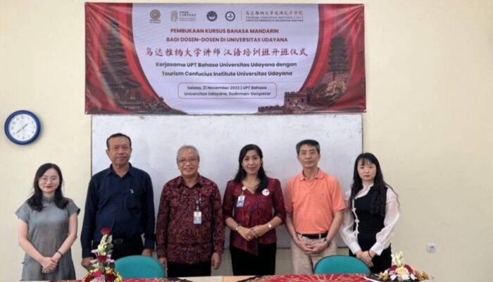 Kerja Sama dengan TCI, UPT Bahasa Universitas Udayana Gelar Kursus Bahasa Mandarin