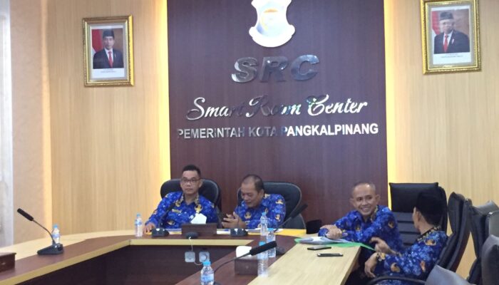 Upaya Kendalikan Inflasi, Pemkot Pangkalpinang Hadiri Rakor Bersama Kementerian Dalam Negeri Secara Virtual