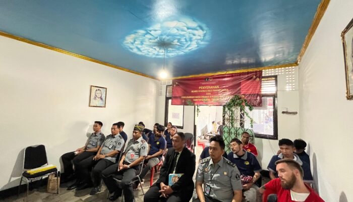 Peroleh Remisi Khusus Natal 2023, 10 Orang Warga Binaan Rutan Gianyar Rayakan Sukacita