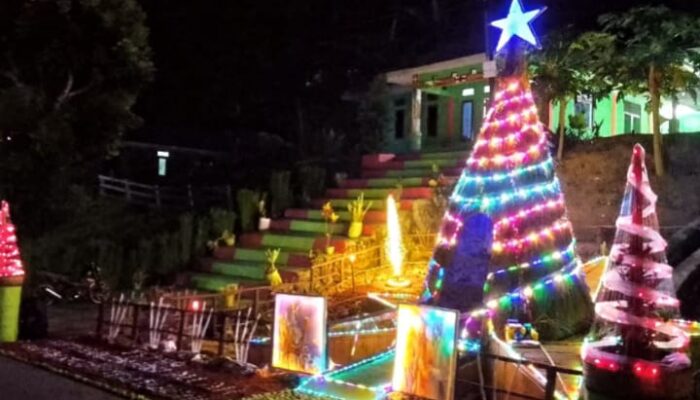 Yonif 764/IB Raih Prestasi Juara Satu Lomba Taman Natal