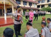 Pimpin Upacara Kenaikan Pangkat Personil Polda Jambi, Ini Penyampaian Kapolres Bungo AKBP Wahyu Bram