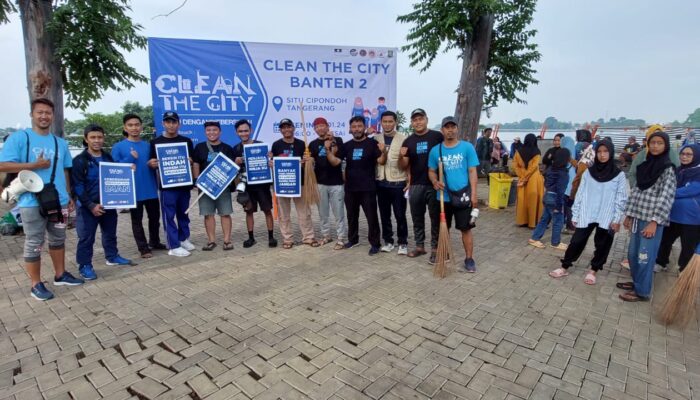 Komunitas Clean The City Banten 2 Lakukan Bersih-bersih di Danau Cipondoh