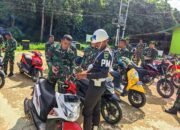 Batalyon 764/IB Gelar Penertiban Sepeda Motor Gunakan Knalpot Brong
