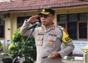 Di Hari Pertama Kapolres Bungo Ambil Apel Jam Pimpinan