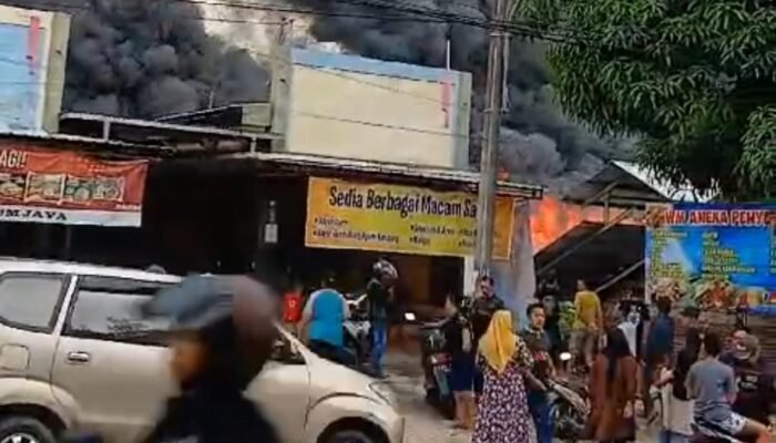 Belum Genap Sebulan, Pasar Tradisional Blora Kembali Terbakar