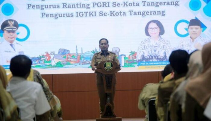 Pj Wali Kota Ajak Pengurus PGRI dan Guru se-Kota Tangerang Upgrade Skill dan Wawasan