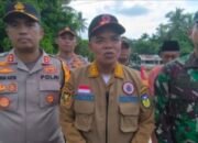 Pj Bupati H.Aspan ST Bersama Forkopimda Pantau Beberapa Titik Banjir di Kabupaten Tebo