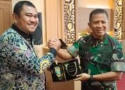 Bupati Bungo H Mashuri Sambut Kunker Pangdam II/Sriwijaya Mayjen TNI Yanuar Adil