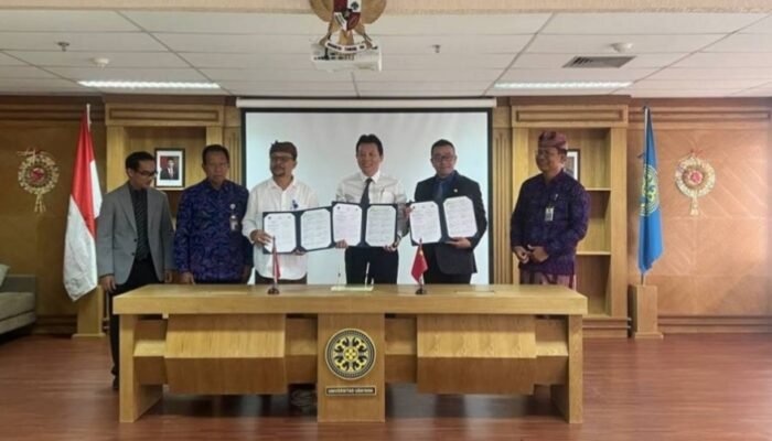 Kerja Sama Bidang Pengobatan Tradisional, Universitas Udayana Teken MoU dengan Tianjin University dan HMECC-CAEDA