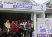 Optimis Raih Kursi di DPRD Sumbar, Posko Pemenangan H Wijaya Rahmad Ramai di Kunjungi Simpatisan