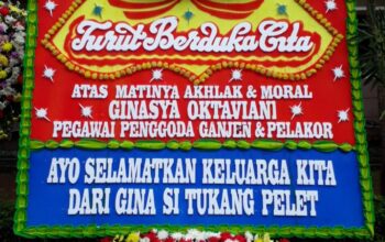 Heboh! Karangan Bunga Untuk Pelakor di HUT Kota Tangerang ke 31