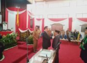 DPRD Bungo Rapat Paripurna Dalam Rangka Pengucapan Sumpah Janji PAW Anggota DPRD Sisa Masa Jabatan 2019-2024
