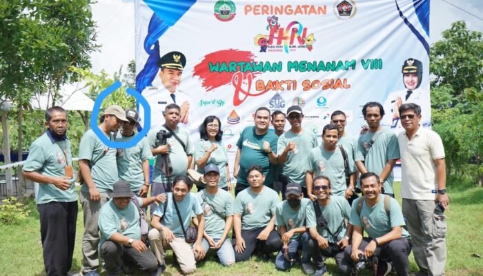 HPN 2024 dan HUT PWI ke-78, PWI Blora Hijaukan Kawasan Wisata Bukit Kunci