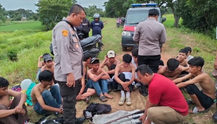 Diduga Hendak Tawuran, Puluhan Pelajar Diamankan Polsek Carenang