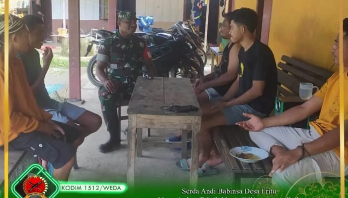 Komsos Bersama Warga Binaan, Serda Andi Tegasan Jaga Nilai-nilai Pancasila 