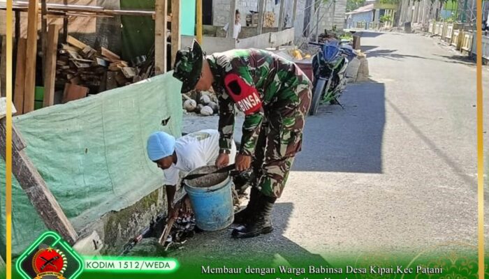 Peduli Kesehatan Masyarakat, Ini yang dilakukan Praka Laode