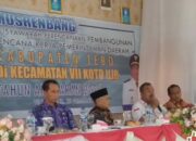 Waka I DPRD Tebo Aivandri Alba Dampingi Pj Bupati Musrenbang di Kecamatan VII Koto Ilir