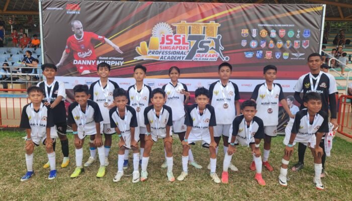 Berlaga di Singapura U13 JSSL Masuk Peringkat ke 3, Gadri M Djibran Cetak Gol Sebanyak 6 Kali 