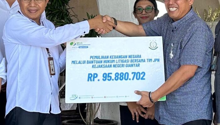 Tim JPN Kajari Gianyar Kembali Pulihkan Keuangan Negara terhadap 2 PMI BPJS Ketenagakerjaan