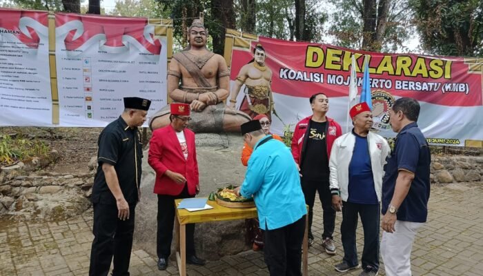 7 Parpol Non Parlemen di Mojokerto Tandatangani Deklarasi KMB