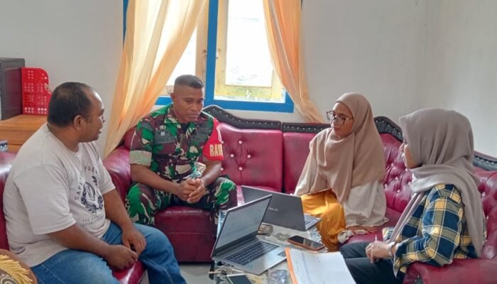 Cegah Stunting, Babinsa Desa Umera Komsos Bersama Warga Binaan