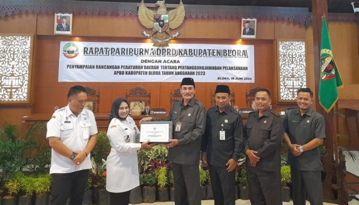 DPRD Kabupaten Blora Bersama Pemkab Gelar Rapat Paripurna APBD Tahun 2023
