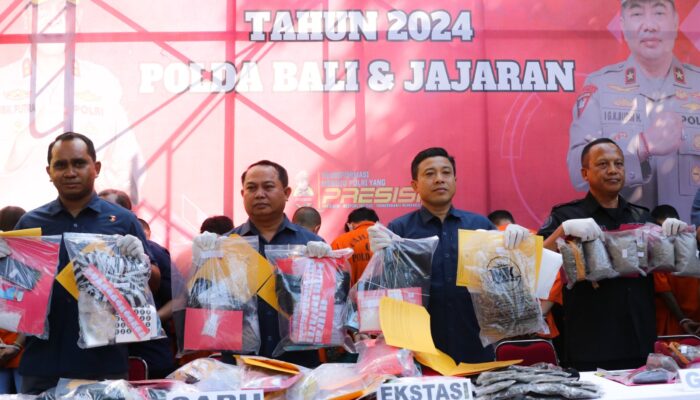 Selama 16 Hari Operasi Antik Agung 2024, Polda Bali Tangkap 147 Tersangka Narkoba