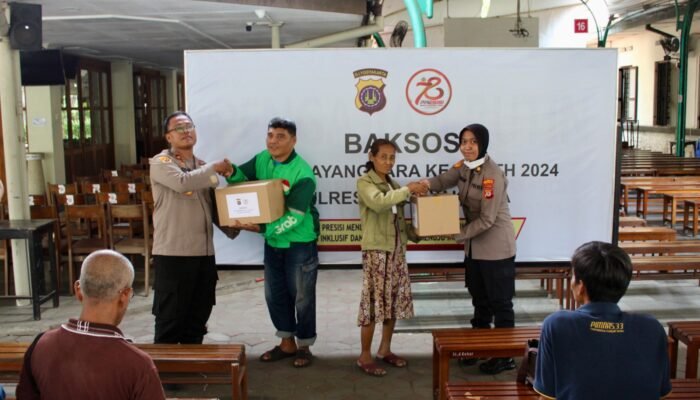Jelang HUT Bhayangkara Ke-78, Polresta Yogyakarta Gelar Baksos