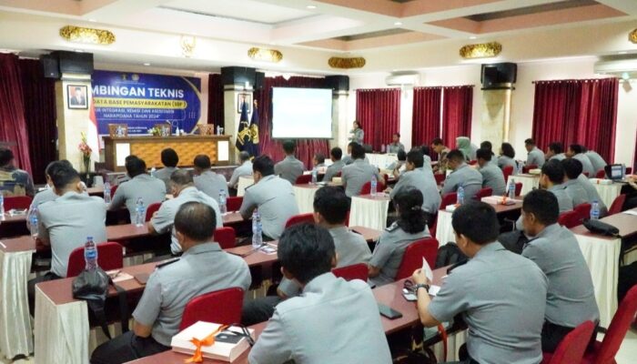 Tingkatkan Kapasitas Petugas Pemasyarakatan, Kanwil Kemenkumham Bali Gelar Bimtek SDP Tahun 2024