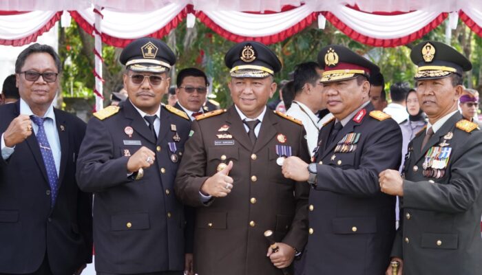 Kanwil Kemenkumham Bali Hadiri HUT Bhayangkara Ke-78