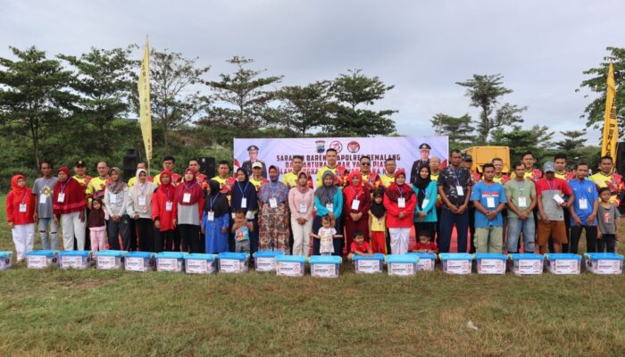 Dandim Pemalang Hadiri Perlombaan Kolong Kapolres Cup dan Santunan Anak Yatim