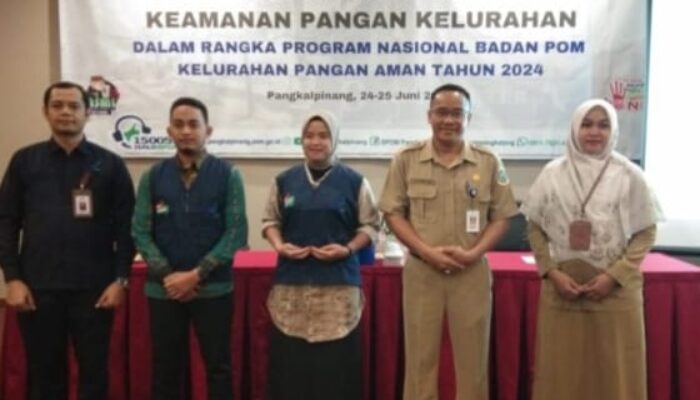 Plt Asisten II Buka Pelatihan Kader Keamanan Pangan Kelurahan